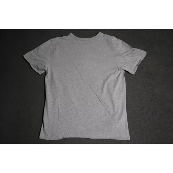Nike Air T-Shirt Men XL Gray Activewear Athletic Cut Spell Out Swoosh Stich Logo - Picture 7 of 10